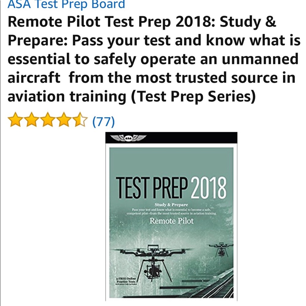 ASA Test Prep 2018 for Remote Drone Pilot